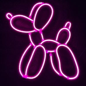 Neon Perro Inflable